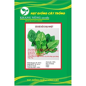 Hạt giống rau cải bó xôi chịu nhiệt F1 KNS3391 - 1 gói 10gram