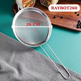 Rây Bột Siêu Mịn Tròn Inox Dụng Cụ Làm Bánh Cao Cấp Tiện Dụng