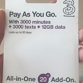 Sim Du Lịch Châu Âu Pháp - 12GB Tốc Độ 4G - 30 Ngày