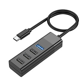 Bộ hub chuyển đổi 4 trong 1 từ type C sang 4 USB OLAPLE - Hàng nhập khẩu