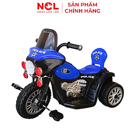 Xe 3 bánh Nhựa Chợ Lớn Police one (Có nhạc) - M1724B-X3B - Giao màu ngẫu nhiên