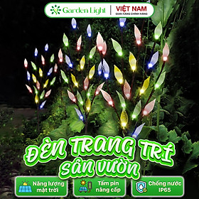 Mua Đèn trang trí năng lượng mặt trời Hình lá  tích kiệm điện  bóng siêu sáng  chống thấm nước - DA3112