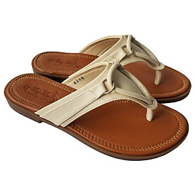 Dép Xỏ Ngón Nữ Da Bò Thật BIGGBEN Cao Cấp DXN56