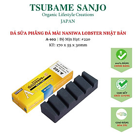 Đá Sửa Phẳng Bề Mặt Đá Mài Nhật Bản Naniwa Hạt Thô #220, Mã A-102, Kích Thước 170X55X30 - TsubameSanjo Japan Shop