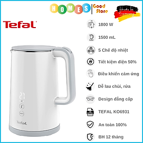 Mua Ấm Siêu Tốc Thông Minh TEFAL TEFAL KO6931 Wasserkocher Sense  Sản Xuất Tại Pháp  5 Chương Trình Nhiệt Độ  Dung Tích 5L  Công Suất Cao 1800W - Hàng Nhập Khẩu Đức