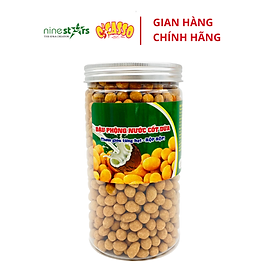 Đậu phộng nước cốt dừa  (đậu phộng da cá) O'Casso Hộp nhôm nắp vặn 500g