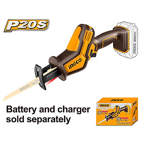 Mua  CHÍNH HÃNG  Thân máy cưa kiếm dùng pin 20v INGCO CRSLI6508 INGCO