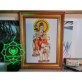 Mua Tranh Phổ Hiển Bồ Tát có khung_1