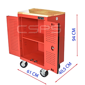 Mua Tủ dụng cụ CSPS 61cm - 00 hộc kéo màu đỏ mặt ván gỗ