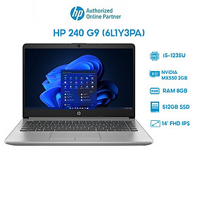 Mua Laptop HP 240 G9 6L1Y3PA (i5-1235U | 8GB | 512GB | VGA MX550 2GB | 14  FHD | Win 11) Hàng chính hãng