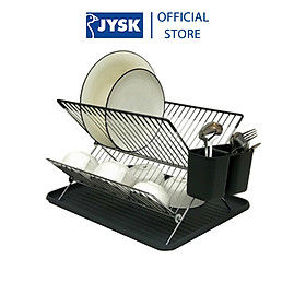 Khay úp chén đĩa | JYSK nID | kim loại mạ chrome | khay pp | D39xR27xC21cm
