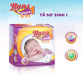 Hình ảnh Miếng lót sơ sinh Nyna 56 soft có 54 miếng