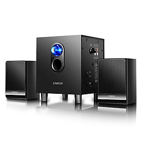 Enke (ENKOR) E300PLUS notebook computer wood speakers 2.1 multimedia audio subwoofer