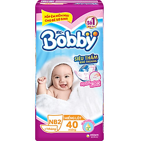 Miếng Lót Sơ Sinh Bobby Fresh Newborn 2 - 40 40 Miếng
