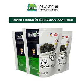 Combo 3 gói Rong biển vụn rắc cơm 40g/ gói vị truyền thống - Namkwang Food