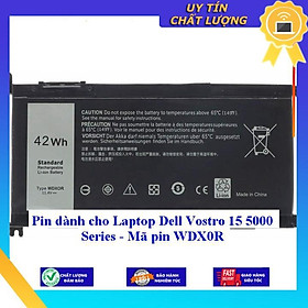 Mua Pin dùng cho Laptop Dell Vostro 15 5000 Series  5568 - Mã pin WDX0R - Hàng Nhập Khẩu New Seal