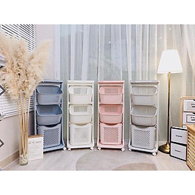 Mua Kệ đa năng 3 tầng để quần áo Việt Nhật có bánh xe