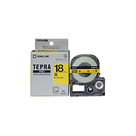 Mua Băng mực in nhãn Tepra cỡ 18mm dùng cho máy TEPRA PRO SR-R170V / SR530 / SR970 - HÀNG CHÍNH HÃNG KING JIM