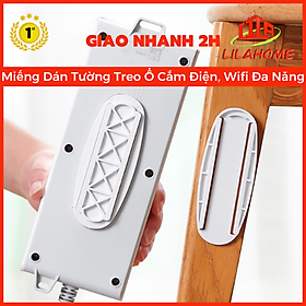 Mua Miếng Dán Tường Treo Ổ Cắm Điện Treo Wifi Đa Năng Tiện Lợi - Hàng Chính Hãng (Giao Màu Ngẫu Nhiên)