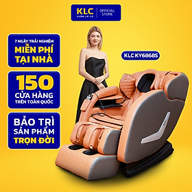 Ghế massage toàn thân KLC KY6868, Công nghệ hồng ngoại kết hợp con lăn 2D, hệ thống cảm biến quang học