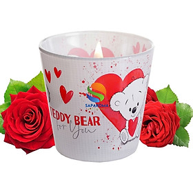 Mua Ly nến thơm tinh dầu Bartek Teddy Bear 115g QT8857 - hương hoa hồng  nến trang trí  thơm phòng  thư giãn  hỗ trợ khử mùi (giao mẫu ngẫu nhiên)