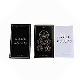 [Size Gốc] Bộ Bài Soul Cards Tarot Deck 78 Lá Bài 7x12 Cm Tặng Đá Thanh Tẩy