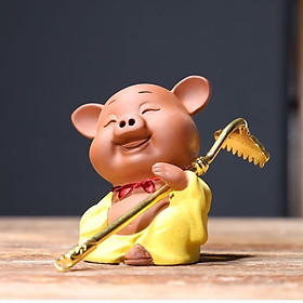 Tượng Heo Gậy Vàng Như Ý