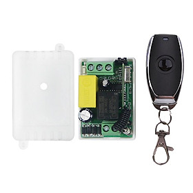 DC 12V 1 Channel Remote Control Switch Control Wireless RF Relay 1 Receiver With 1 Transmitter L