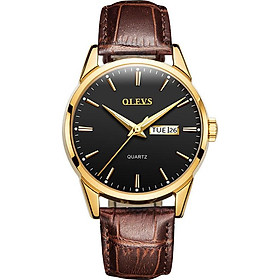 Đồng hồ nam OLEVS-6898 có lịch ngày, phong cách lịch lãm - Hàng chính hãng