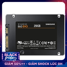 Ổ Cứng SSD Sata III 2.5 inch 250GB Samsung 860 Evo MZ-76E250 - Hàng Chính Hãng