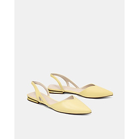 Giày Búp Bê Nữ 3cm Thời Trang JUNO Slingback Bệt BB03100