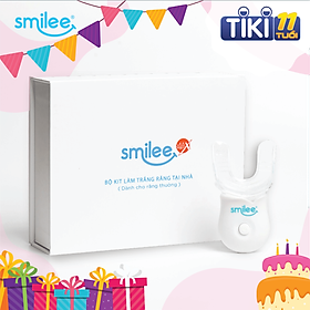 Bộ kit tẩy trắng răng tại nhà Smilee Max - Hàng chính hãng - Không chứa Peroxide - Nhập khẩu USA - Đạt chuẩn ISO 22716:2007