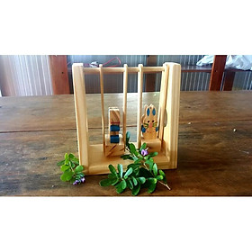 Mô Hình Xích Đu Đồ Chơi Cho Bé Trang Trí Bàn Học, Bàn Làm Việc, Quà Tặng Thôi Nôi, Sinh Nhật