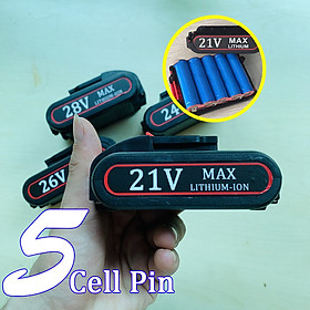 Pin máy khoan pin chất lượng Chuẩn 5 Cell