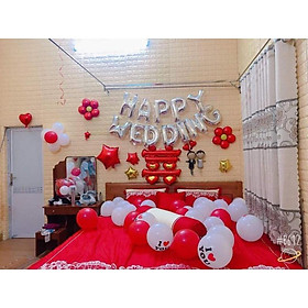 Set Bóng Trang Trí Phòng cưới Happy Wedding !