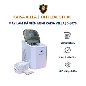 Máy Làm Đá Viên Cao Cấp Kaisa Villa JD-8076- Siêu Nhanh Và Tiên Lợi - Hàng Chính Hãng