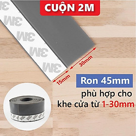 Gioăng cao su dán khe hở cửa, miếng dán khe hở chân cửa ngăn bụi chống nước chống côn trùng