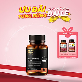 GO GLUCOSAMINE 1-A-DAY 1500mg 30 viên - Viên uống bổ xương khớp nhập khẩu chính hãng GO Healthy New Zealand