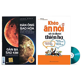 Combo Đàn Ông Sao Hỏa Đàn Bà Sao Kim Và Khéo Ăn Nói Có Được Thiên Hạ Tặng Sách Nói Tìm Lại Tình Yêu - Đàn Ông Sao Hỏa Đàn Bà Sao Kim