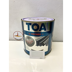 Mua Sơn sắt mạ kẽm Toa 2 trong 1 màu trắng xám 120 _ 800G