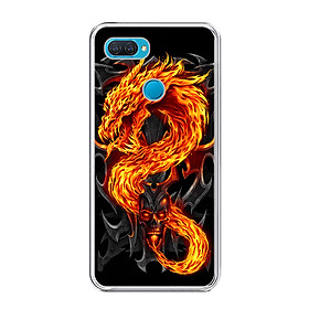 Ốp lưng dẻo cho điện thoại Oppo A12 - 0218 FIREDRAGON - Hàng Chính Hãng