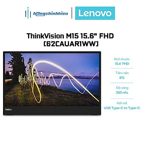 Màn Hình Di Động Lenovo ThinkVision M15 15.6" FHD 62CAUAR1WW Hàng chính hãng