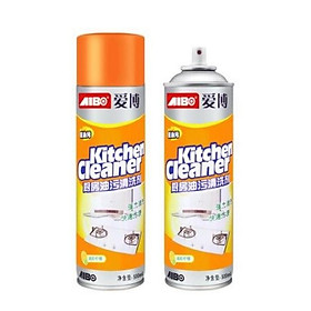 Bình xịt bọt tuyết tẩy rửa siêu sạch mầu cam kitchen cleaner nhà bếp 500ml