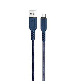 Cáp sạc nhanh 2.4A Hoco X59 chân Micro dây Nylon siêu bền dài 1M cho Android ( 3 màu ) - Hàng chính hãng