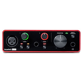 Mua Soundcard thu âm Focusrite Scarlett Solo  2i2  4i4 (Gen3) - Hàng Nhập Khẩu