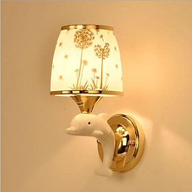 Đèn tường TUREN hình cá heo độc đáo trang trí nội thất hiện đại, sang trọng