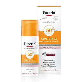 Kem Chống Nắng Eucerin Sun Serum Double Whitening SPF 50+ 50ml