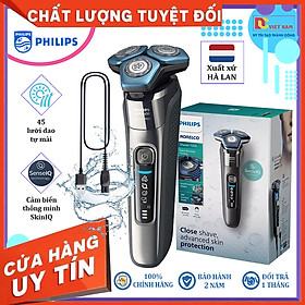Máy cạo râu khô và ướt Series 7000 cao cấp Hà Lan. Thương hiệu Philips Norelco S7788