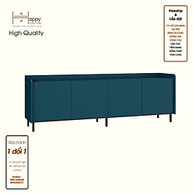 [Happy Home Furniture] LAVIA, Kệ TV 4 cửa mở - chân sắt, 180cm x 40cm x 60cm ( DxRxC), KTV_046