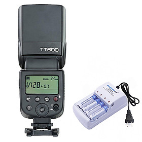 Mua Đèn Flash Godox TT600 Tặng Kèm Bộ Pin Sạc - Hàng Nhập Khẩu